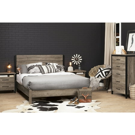 South Shore Munich, Farmhouse Headboard, Full Brown