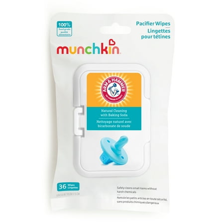 Munchkin Arm & Hammer Pacifier Wipes, 36 Pack