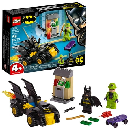 LEGO DC Comics Super Heroes Batman vs. The Riddler Robbery Toy Car Building Kit 76137