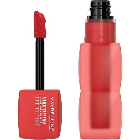 Maybelline Super Stay Teddy Tint, Long Lasting Matte Lip Stain, Coquettish, 0.17 fl oz