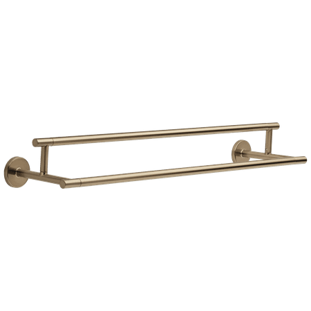 Delta Trinsic 24" Double Towel Bar, Champagne Bronze