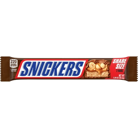Snickers 2 bars - 3.29oz