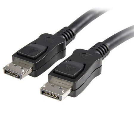 StarTech.com DISPLPORT15L DisplayPort Cable - 15 ft. - with Latches - 4K DisplayPort to DisplayPort Cable - DP Cable - DisplayPort 1.2 Cable