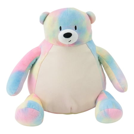 Animal Adventure® Bellydoodles Tie Dye Bear 11" Plush with LED Pen, Child