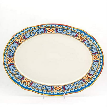 Euro Ceramica  Duomo 18" Oval Platter