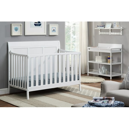 Suite Bebe Shailee 4-in-1 Convertible Crib in White