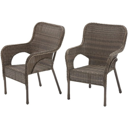 Hampton bay mix and match farmhouse steel outdoor online patio dining chair with tan cushion