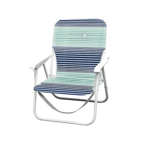 Caribbean Joe Outdoor Beach Chair - Horizon Stripe