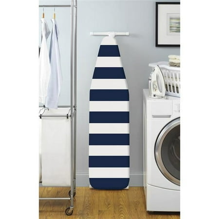 Whitmor Ironing Board Cover and Pad Stripe Navy