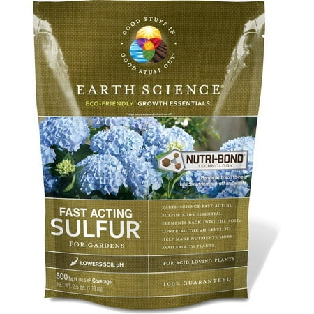 Earth Science Growth Essentials Soil Sulphur 2.5lb