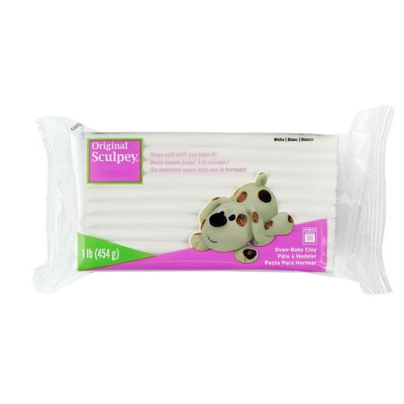Original Sculpey Oven-Bake Clay, 1 lb., White
