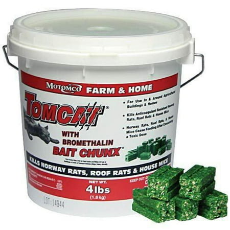 Tomcat With Bromethalin Bait Chunx Pail, 4 lb. – Walmart Inventory