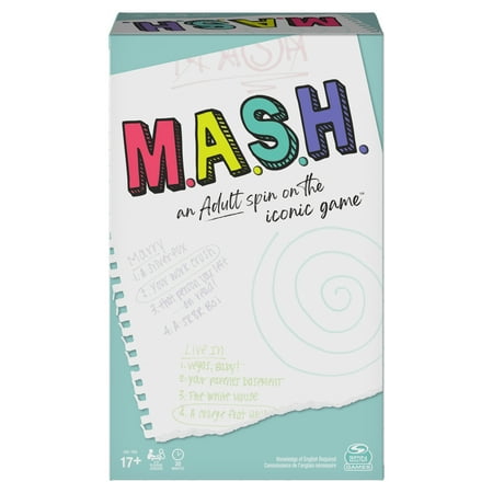 MASH, Fortune Telling Adult Party Game, for Ages 17 and up