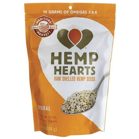 Manitoba Harvest Hemp Hearts Raw Shelled Hemp Seeds - Natural 16 oz Pkg