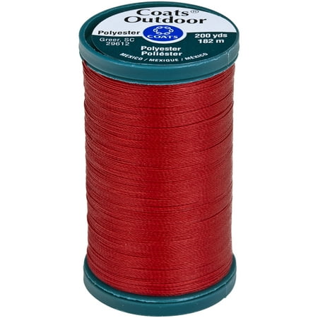 Coats Outdoor Living Thread 200yd-Red Cherry