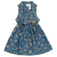 thumbnail image 1 of imagikids Rainbow Girls Button Down Chambray Dress Toddler to Big Kid Sizes, 1 of 4