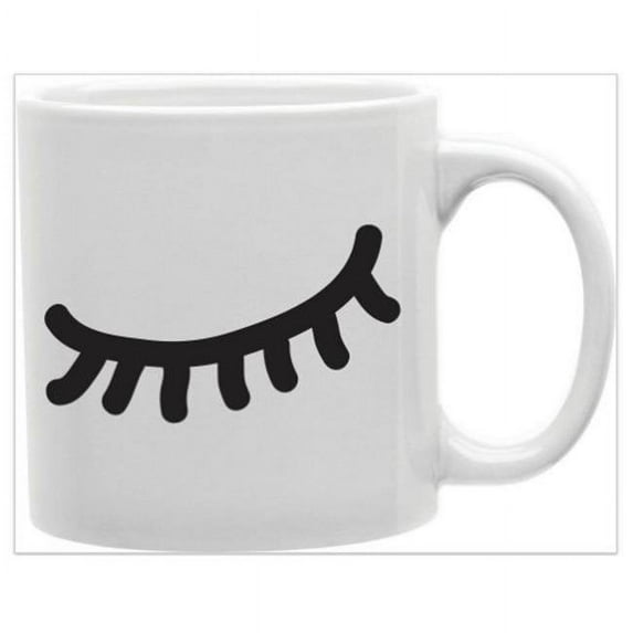 imaginarium goods Black Eye Lashes Mug - Black