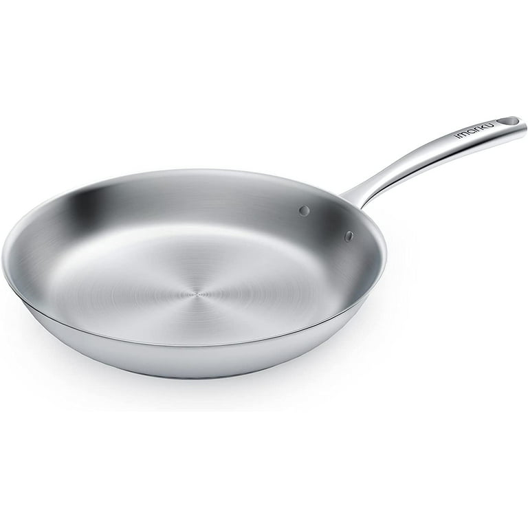 Tri-ply Stainless Steel 12-Inch Everyday Pan with Lid