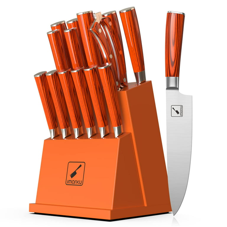 https://i5.walmartimages.com/seo/imarku-16-Pieces-Kitchen-Knife-Set-Ultra-Sharp-Japanese-High-Carbon-Stainless-Steel-Knives-Set-with-Sharpener-Rod-Removable-Block-Orange_c9dffc6d-8d4c-4fc3-a465-2038137e4693.981c470bfa1783c612667f702bac2f72.jpeg?odnHeight=768&odnWidth=768&odnBg=FFFFFF