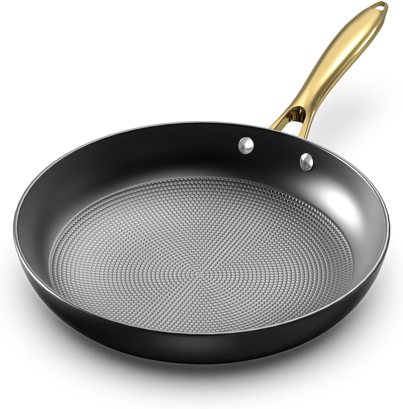 imarku Cast Iron Skillets, 12 Inch Cast Iron Pan, Professional Non