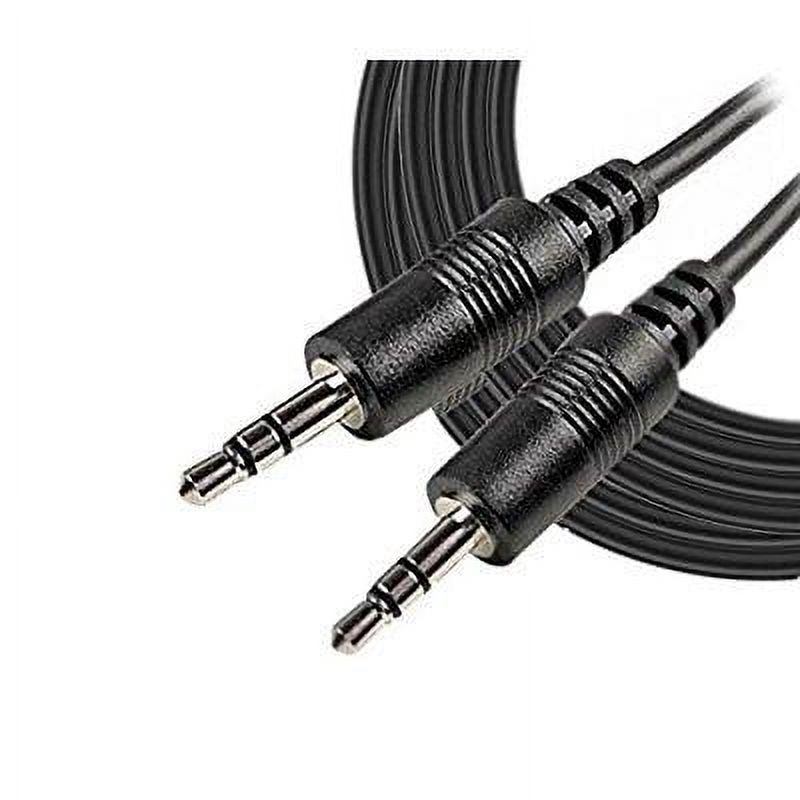 imbaprice 50 feet extra long professional quality nickel plated 3.5 mm male/male stereo audio cable - image 1 of 2