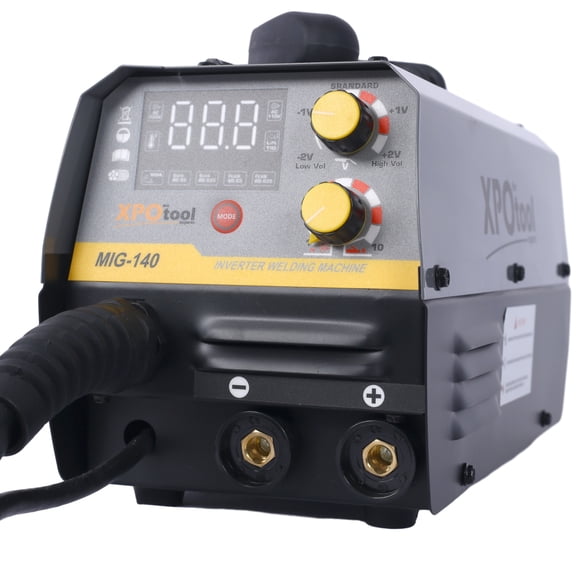 imerelez 140A MIG Welder,110V/220V Dual Voltage multiprocess welder,Gas Gasless MIG Welding Machine,4 in 1 Flux MIG/Solid Wire/Lift TIG/Stick ARC Welder