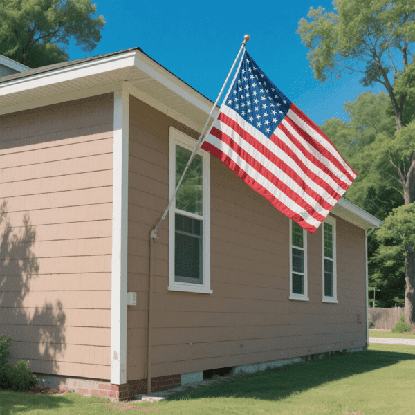imerelez 1pcs 2X3FT American Flag :USA Flag Printed Nylon Flag National Flag w/Brass Grommets Courtyard Decoration Festival Decoration Flag