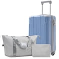 thumbnail image 1 of imerelez 20 Inch Carry On Luggage Set 3 Piece with Spinner Wheels, Lightweight Hardshell ABS Suitcase for Weedend Getaways, Business Travel, 1 of 8