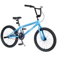 thumbnail image 1 of imerelez 20 Inch Freestyle MTB for Kids Ages 7-10, Single Speed with Rear Caliper Brake, Steel Frame & 20x2.125 Tires, 85% Pre-Assembled in Blue, 1 of 7