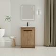 thumbnail image 1 of imerelez 24" Freestanding Bathroom Vanity with White Ceramic Sink & 2 Soft-Close Cabinet Doors, 1 of 9