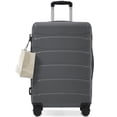 thumbnail image 1 of imerelez 24 Inch Hardshell ABS Checked Luggage, Durable Expandable Travel Suitcase with Spinner Wheels, TSA Lock, 1 of 8
