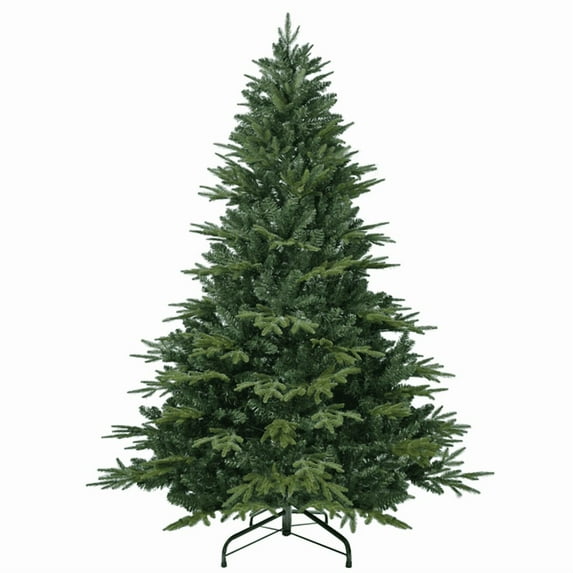 imerelez 4ft Artificial Christmas Tree with 856 PE/PVC Mixed Tips, Steel Frame & Hinged Design, Unlit Green Tree for Indoor Holiday Decor
