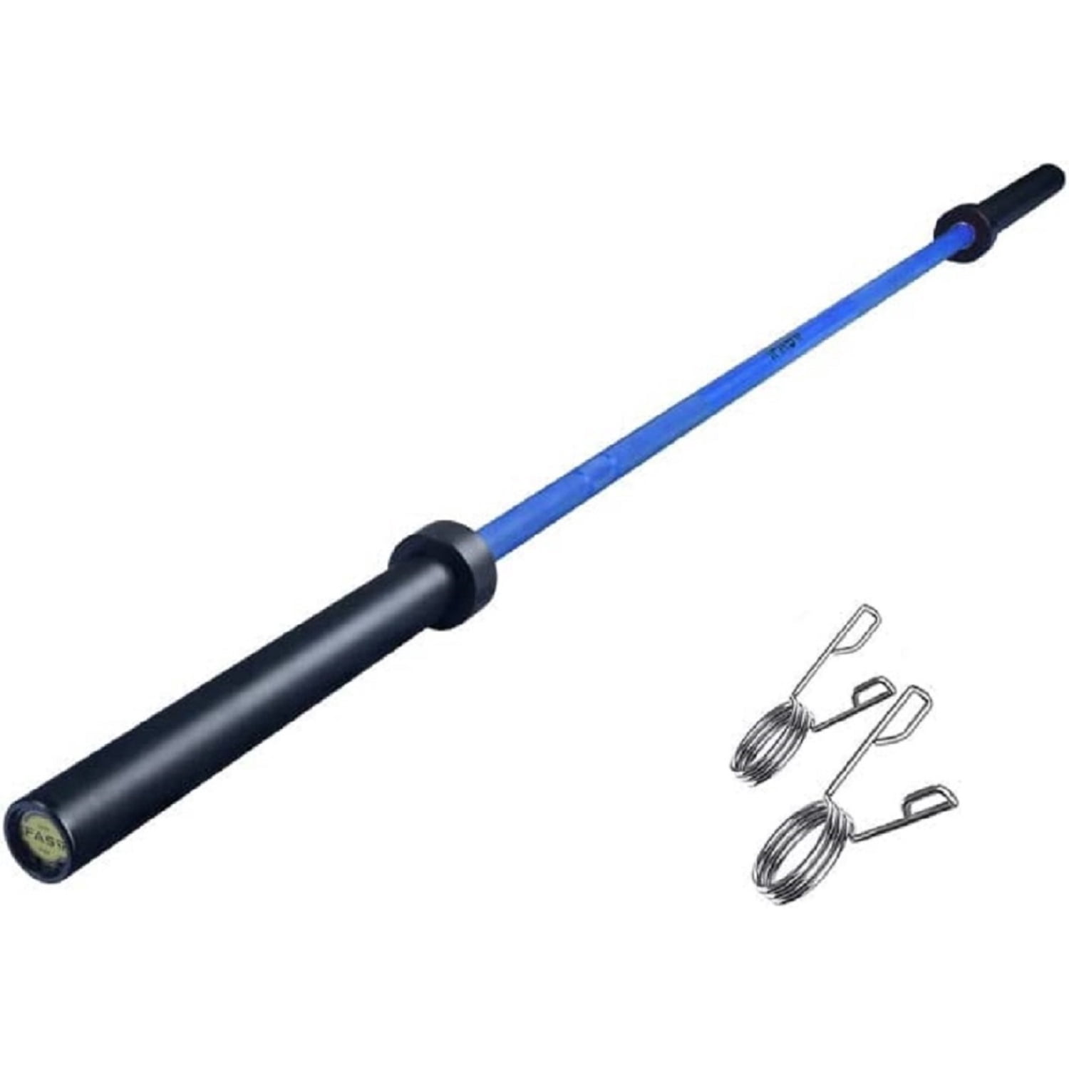 imerelez 7.2Ft Barbell Bar for 2" Olympic Plates, Home Gym Weightlifting Bar Solid Chrome Weight Bar 5Ft Fitness Training Curl Barbell