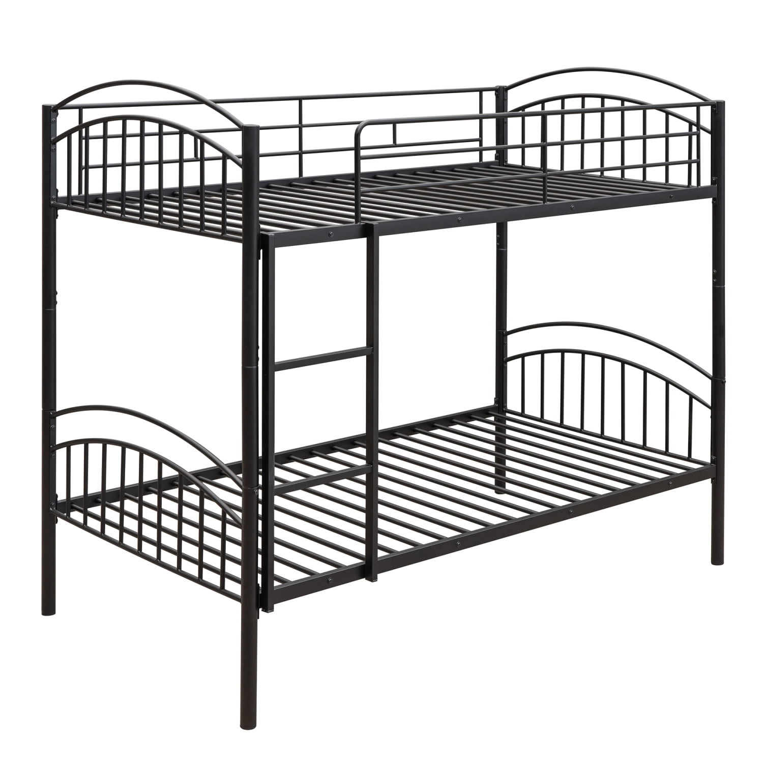 Campbell Wood Triple Twin Convertible Bunk Bed, White