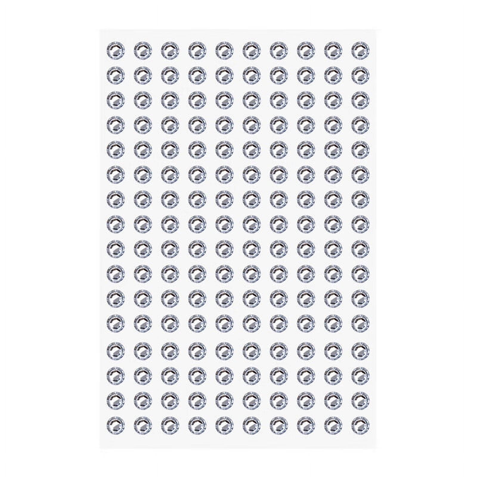iminfit 1 Sheet Self Adhesive Face Hair Gems Rhinestones Crystal