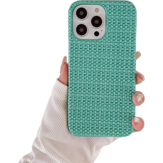 imple Woven Pattern Phone case, Available in Colour Blocking and Solid Colours, Stylish case for iPhone 15 14 13 12 11 Pro Max X XS XR 7 8 Phone Case (P2,iPhone Xs Max)