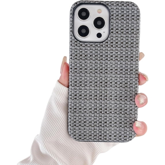 imple Woven Pattern Phone case, Available in Colour Blocking and Solid Colours, Stylish case for iPhone 15 14 13 12 11 Pro Max X XS XR 7 8 Phone Case (P4,iPhone 11 Pro Max)