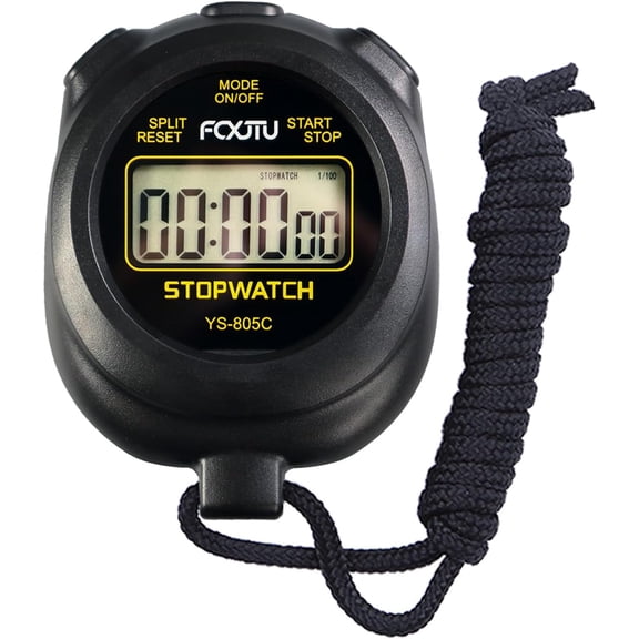 imple topwatch Timer, ingle Lap Countdown No Hourly Beep, On/Off, AAA Battery(Included), Large Diplay, Ea to Ue, Ideal for Kid Coache