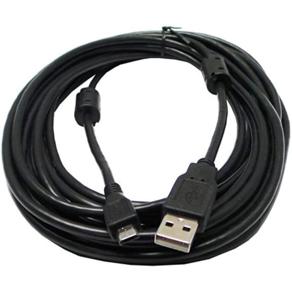 importer520 20ft extra long ps4 controller charging cable w/ ferrite core for playstation 4 dual shock 4