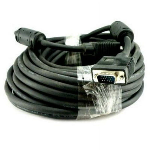 importer520 50 ft svga hd15 super vga male to male m/m monitor/lcd/projector cable great for hooking up projectors and computer flat panel display monitors to portable or desktop computers for netflix