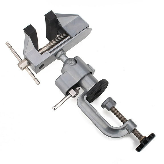 in 1 Table Vise Mini Locksmith Clamp Small Jewelers DIY Parts Table Vise Bench Clamp 360 Vise Clamp Table Grinder Holder Drill for Rotary Tool1pcs
