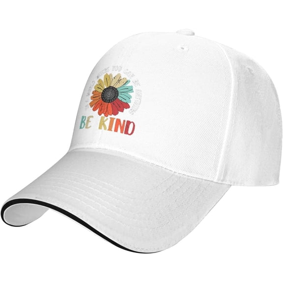 in A World Where You Can Be Anything BE Kind LGBT Rainbow Baseball Cap Men Sun Hat Women Dad Hat Trucker Hat Black