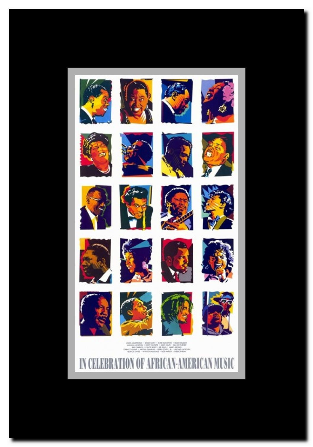 in Celebration of African-American Music Framed Movie Poster