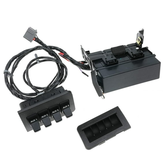 in-Dash Upfitter Switch Kit for Ford F250 F350 F450 F550 Super Duty 2008 2009 2010 Replace 9C3Z14A303A 9C3Z-14A303-A AL3Z-13D730-AA AL3Z13D730AA