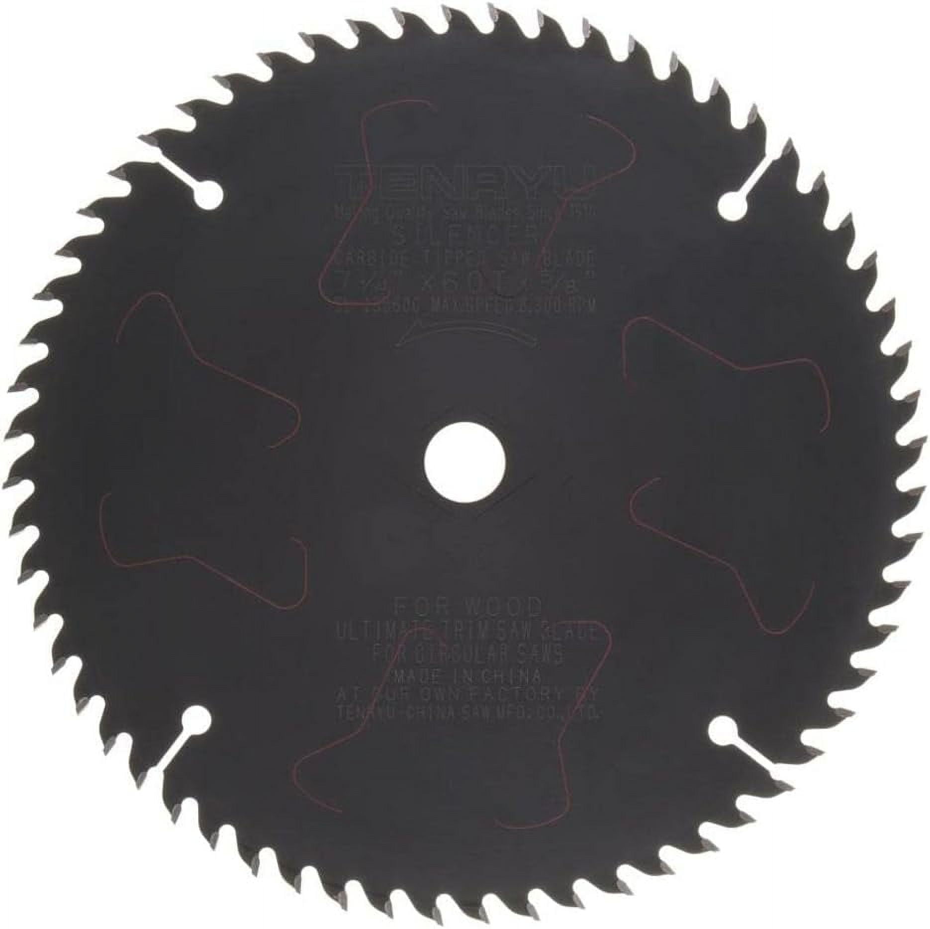In Dia X 5 8 In PTFE Coated Ultimate Trim Saw Blade 60 Teeth 1 Pc in-dia-x-5-8-in-ptfe-coated-ultimate-trim-saw-blade-60-teeth-1-pc
