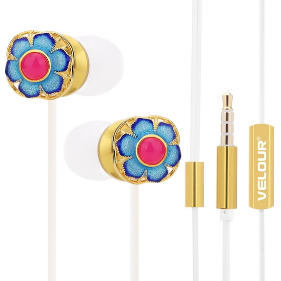 in-Ear Earbuds Microphone Ear Studs Earphones Noise Cancelling Headsets Stereo Bass Crystal Clear Sound Fits All 3.5mm Interface Devices