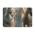 in Forest with Horses slip door mat, bathroom mat, front door, kitchen