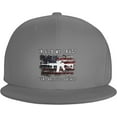 in God We Trust My Guns are Just Backup Hat Flat Bill Hat Snapback Hats