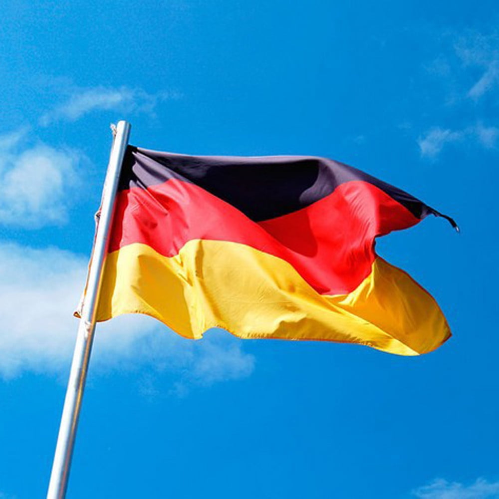 in Ground Flag Pole for 3x5ft Germany Flag German Country Banner
