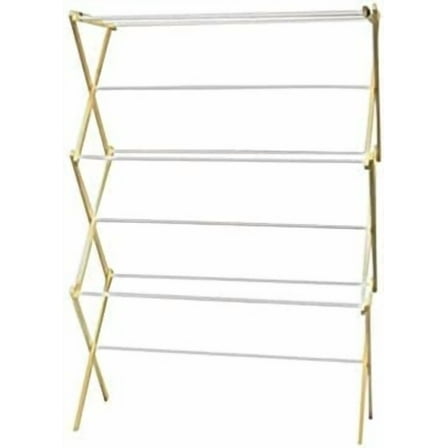 in. H x 29.5 in. W x 14 in. D Wood Clothes Drying Rack